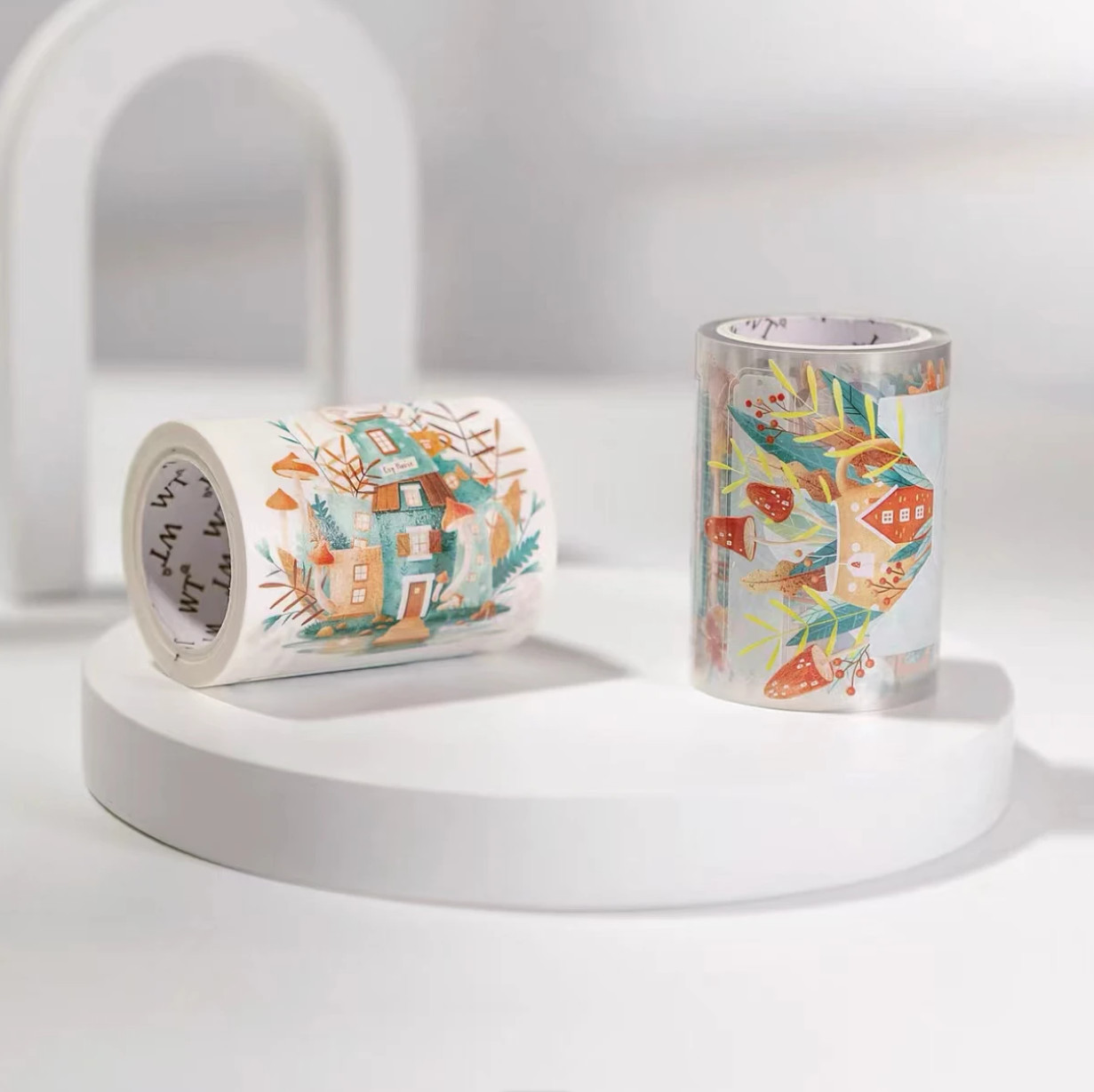 Vintage House Forest Monthly Planner Washi Tape SAMPLE LOOP