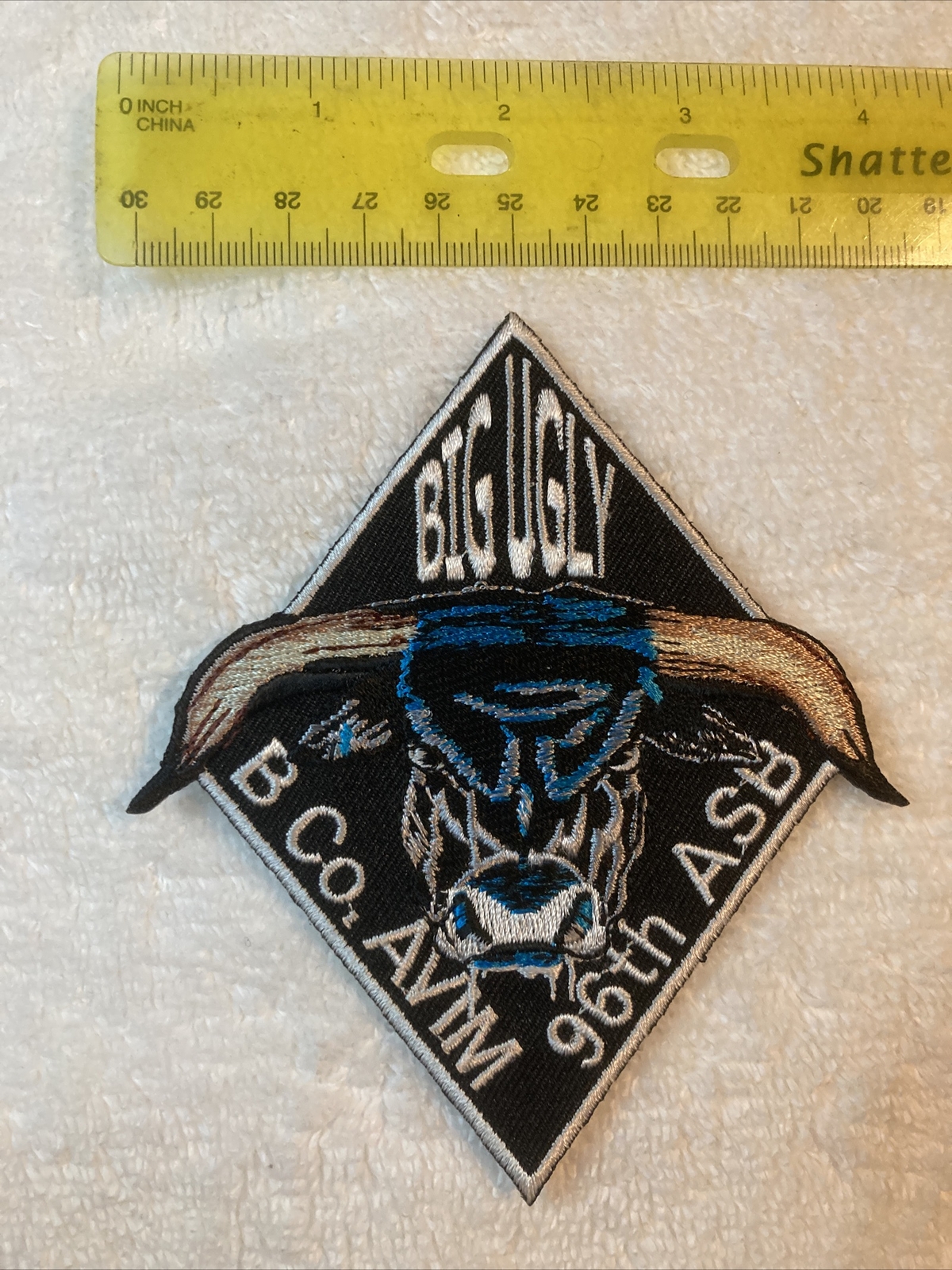 Big Ugly B Co AVIM 96th ASB Military Patch new