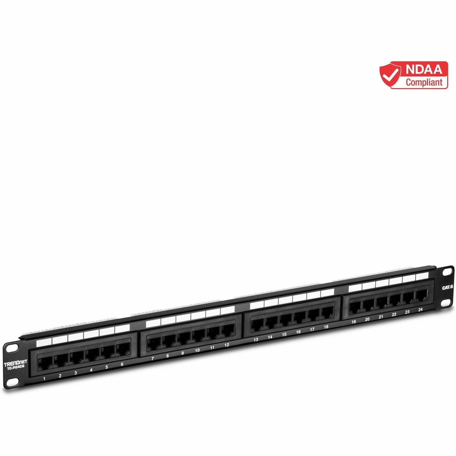 TRENDnet 24-Port Cat6 Unshielded Patch Panel (tcp24c6)