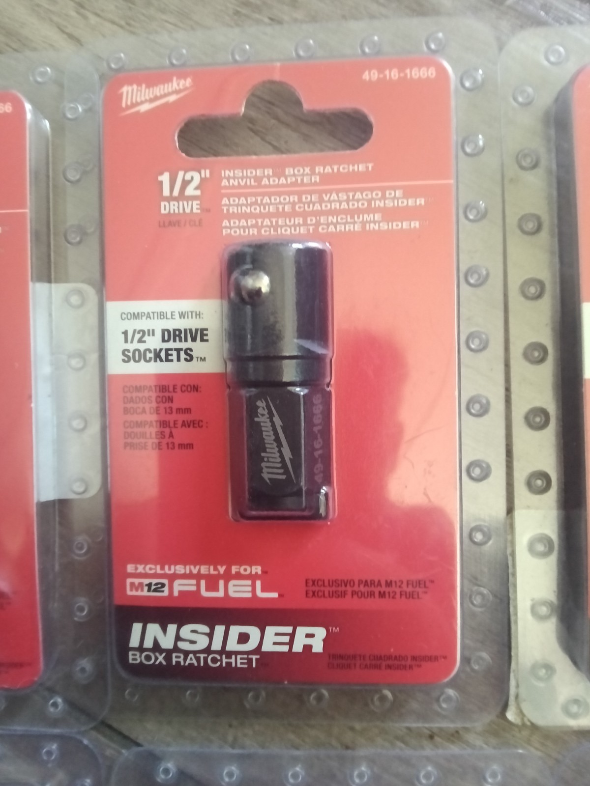 1/2" insider 80X ratchet anvil adapter