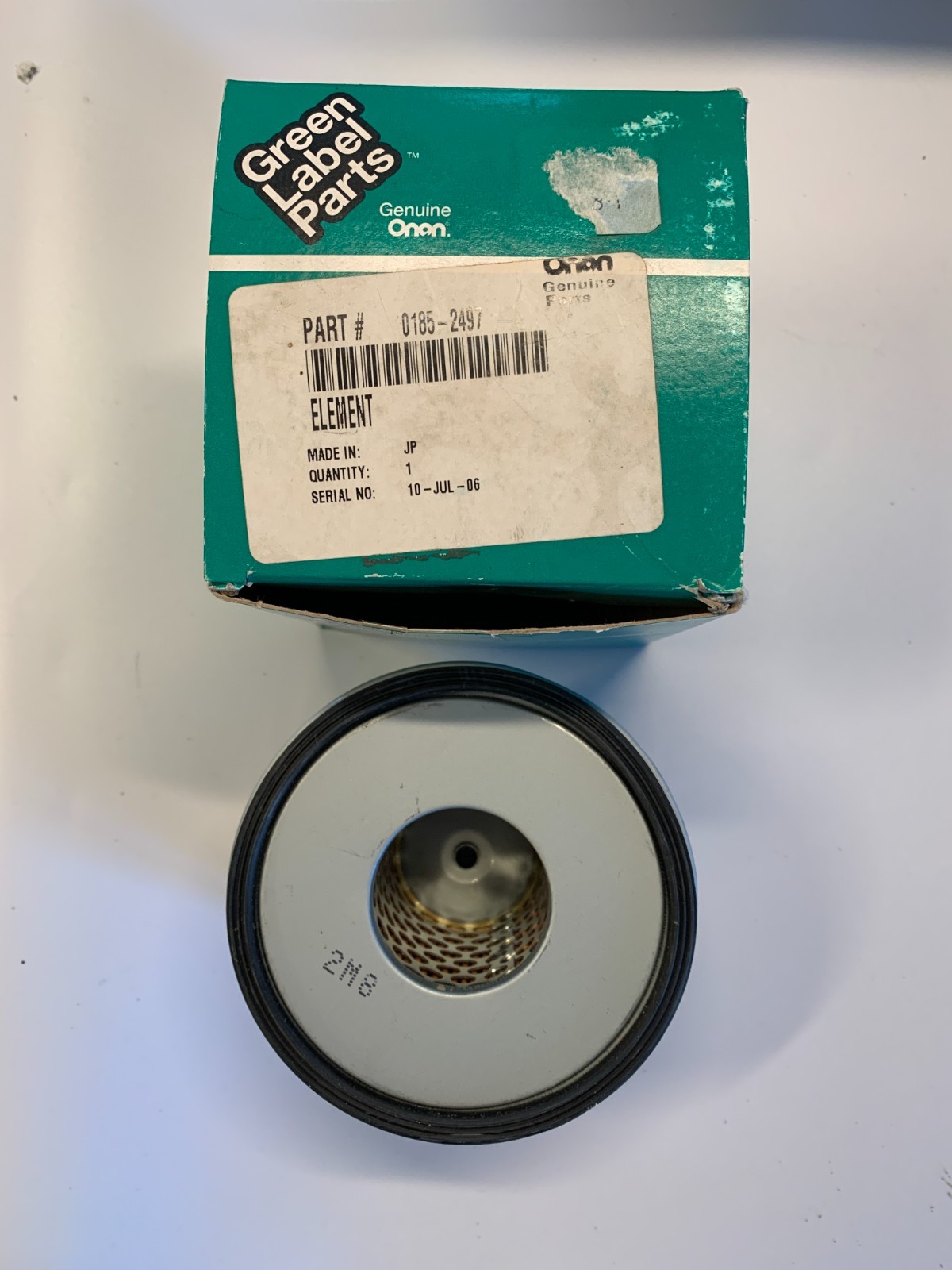 NOS Cummins Onan Air Cleaner Element 185-2497, 0185-2796