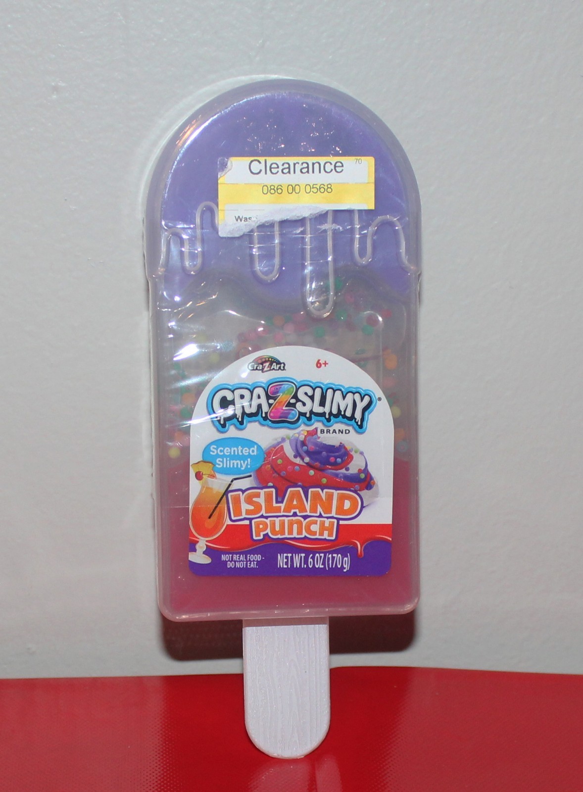 Cra-Z-Slimy Island Punch Scented Slime with Popsicle Shaped Container