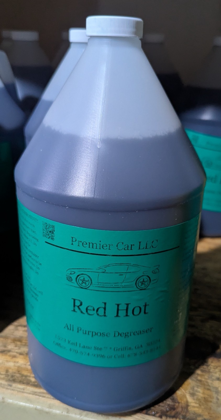 Premier Car Care Red Hot All Purpose Degreaser Gallon Size