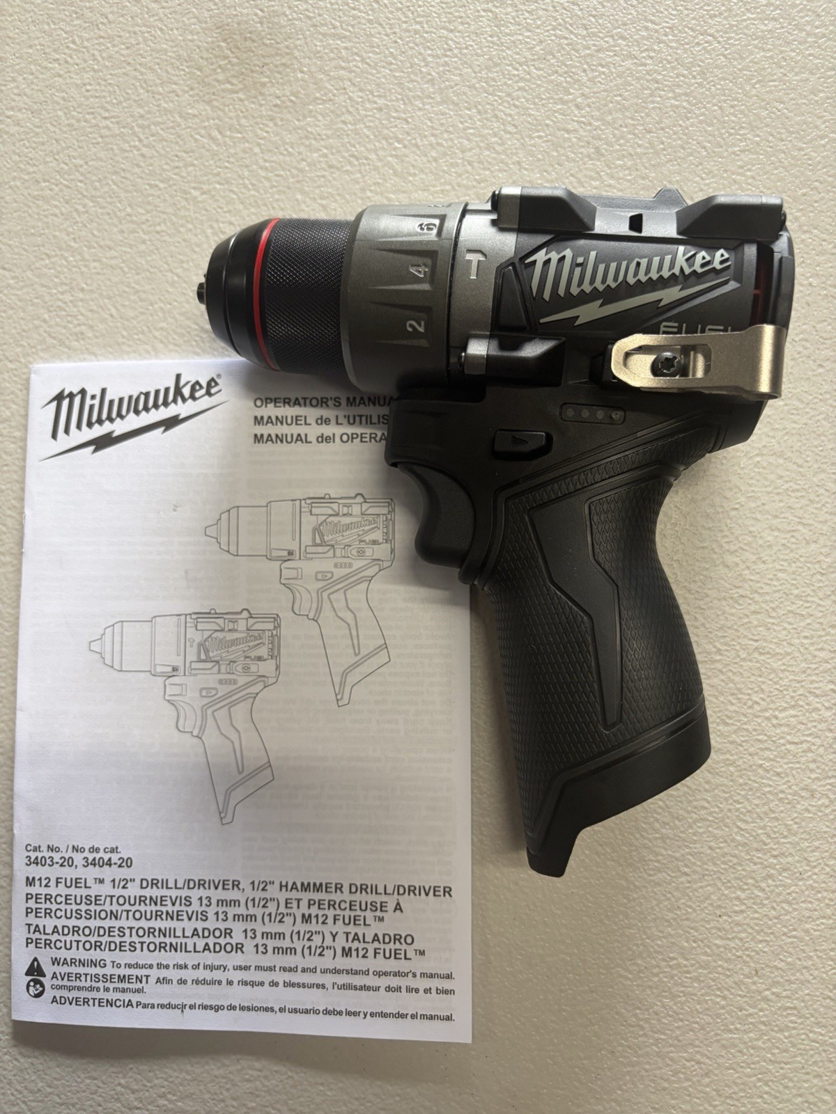 Milwaukee 3404-20 BLACKOUT 1/2” Hammer Drill/Driver | 2025