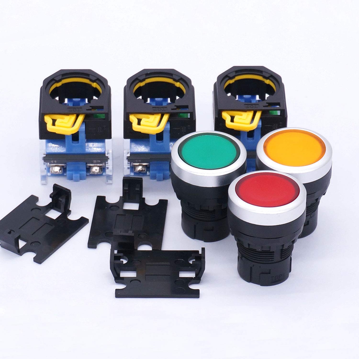 Momentary Push Button Switch Station 22mm Red Yellow Green