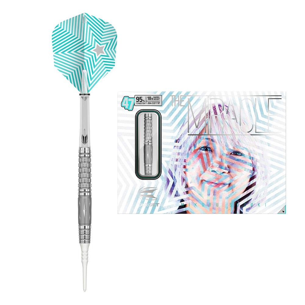 THE MIRACLE 47 MIKURU SUZUKI Tungsten95% Darts 2BA Barrel 18.0g 210029