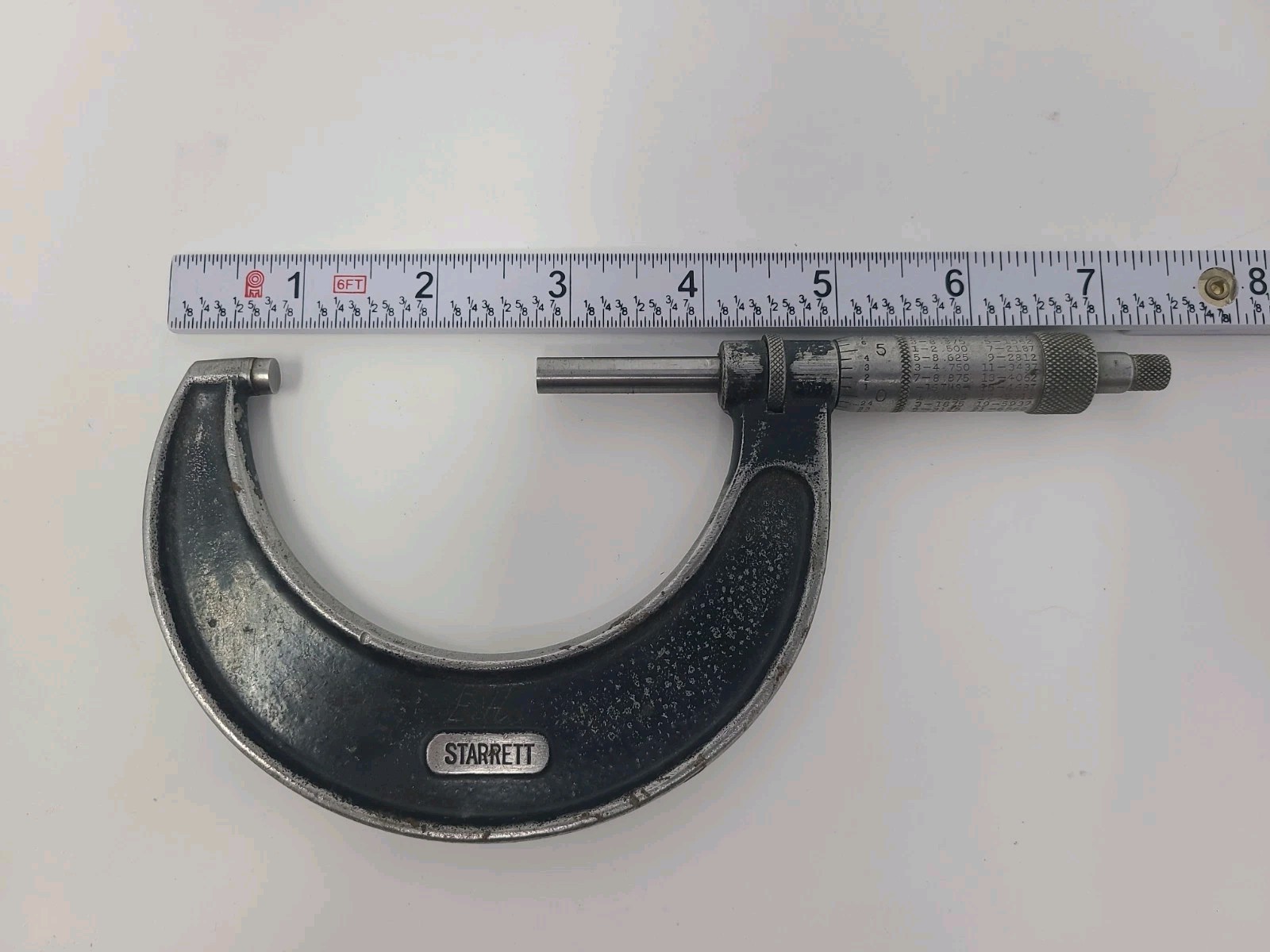 Starrett No. 436 2" - 3" Micrometer .001"