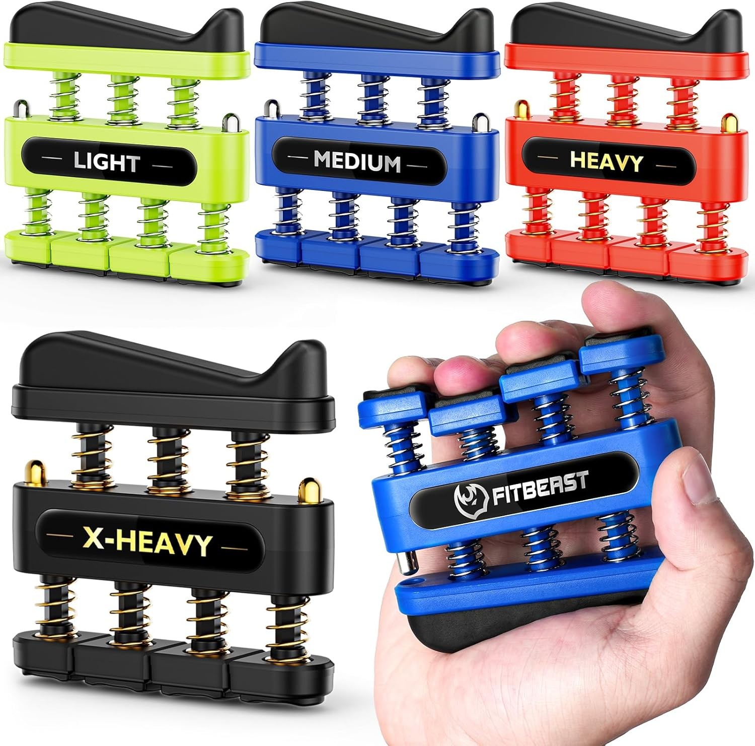 FitBeast Finger Strengthener for Musicians Climbers Dexterity