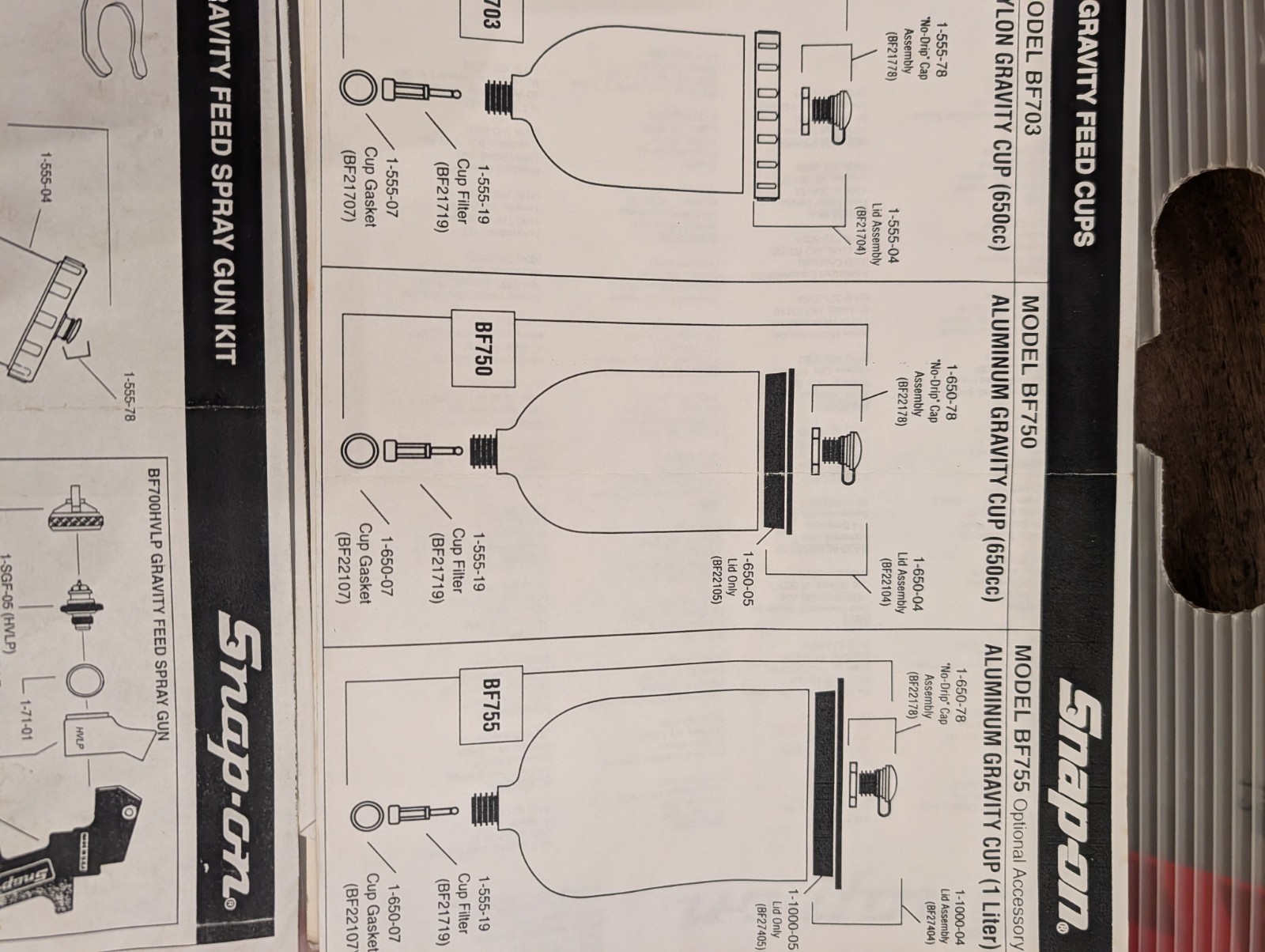 Snap-On Excalibur Paint Gun Set