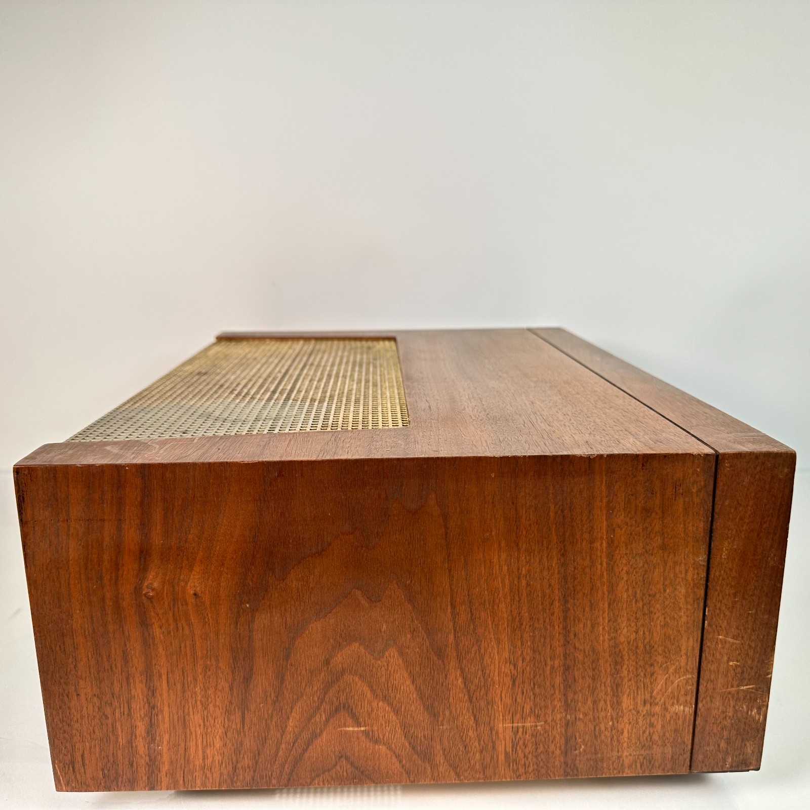 Vintage Original The Fisher Stereo Master Control Amplifier X-202 Wood Cabinet