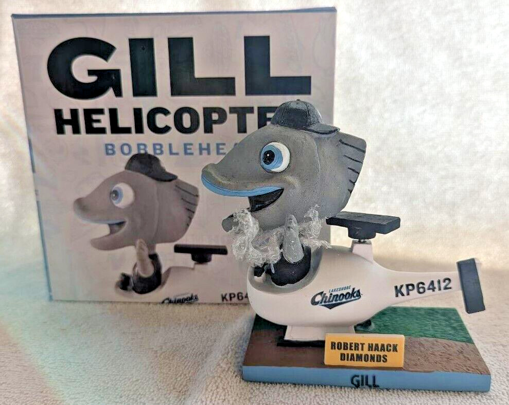 2022 Helicopter Gill Lakeshore Chinooks Bobblehead SGA Limited to 1000