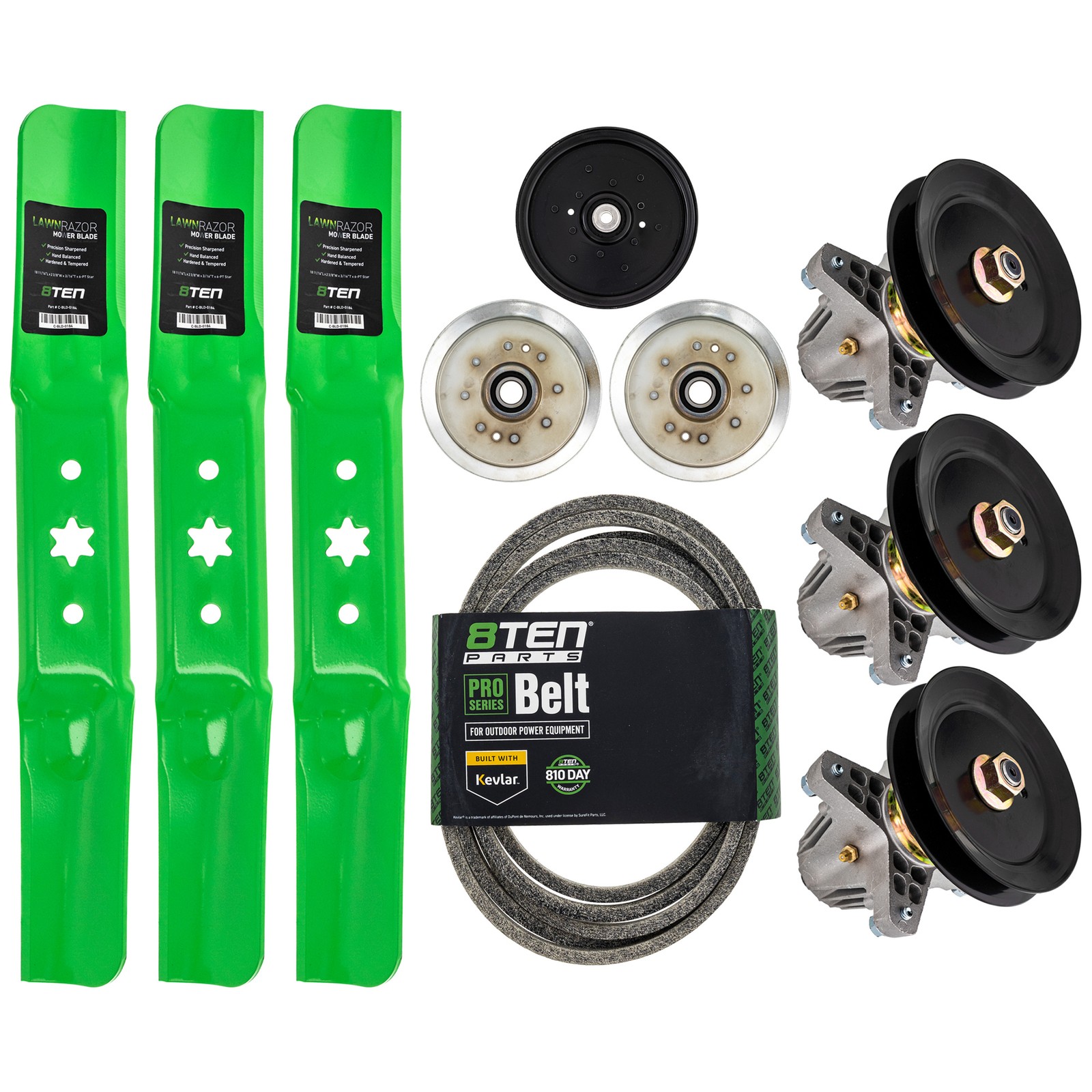 8TEN Deck Rebuild Kit Cub Cadet RZT L54 LX SX ZT1 Troy-Bilt Mustang XP 54 Inch