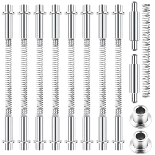 8 Pack Storm Door Hinge Pin Kit, Including 8PCS Aluminum Hinge Silver 8Set