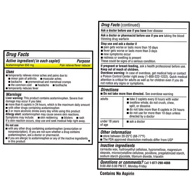 Member's Mark 650 mg Arthritis Pain Tablets (200 ct., 2 pk.) by Members Mark
