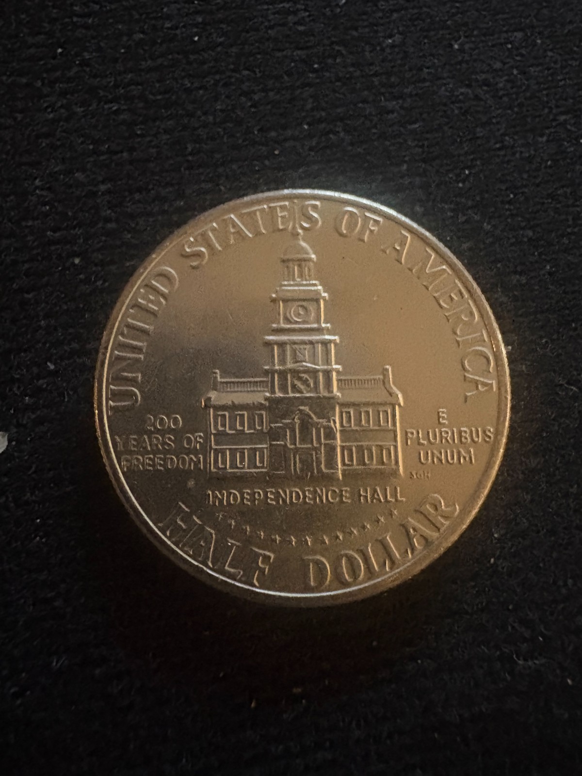 1976D Bicentennial Kennedy Half Dollar Error - Filled "D"