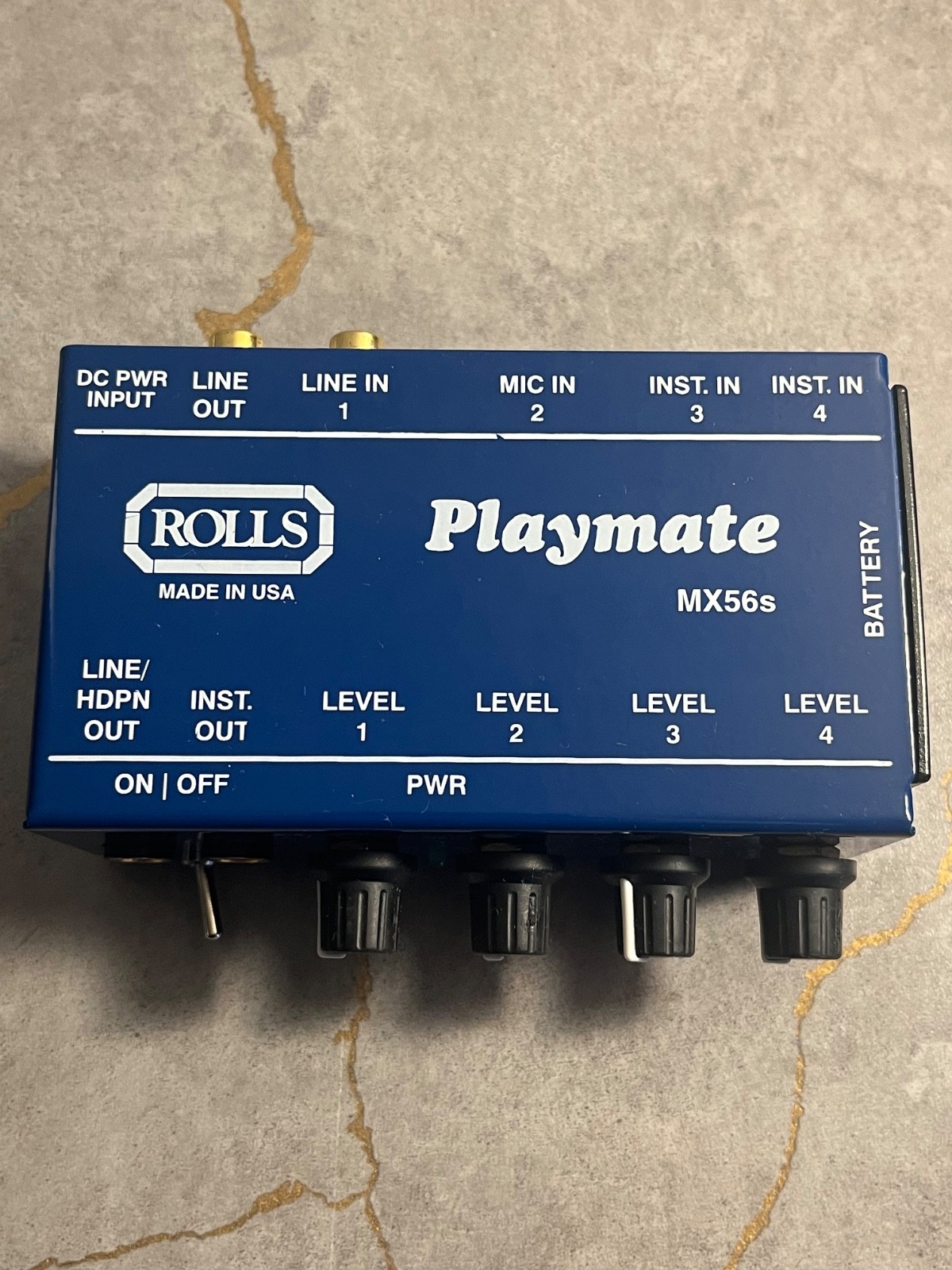 ROLLS PLAYMATE MX56S MIXER USA MADE (4 Levels) For DESKTOP Works