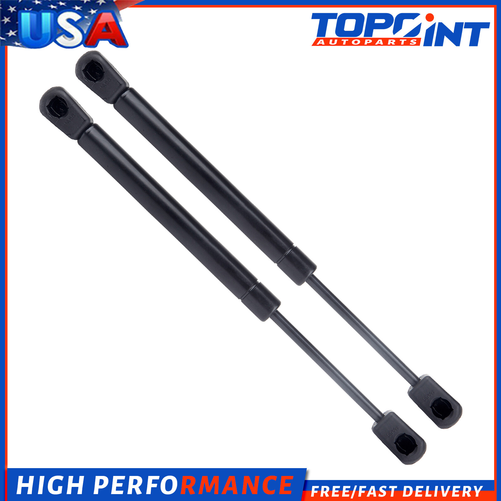 For 1997-2000 Chrysler Sebring Convertible Rear Trunk Lift Supports Gas Set of 2