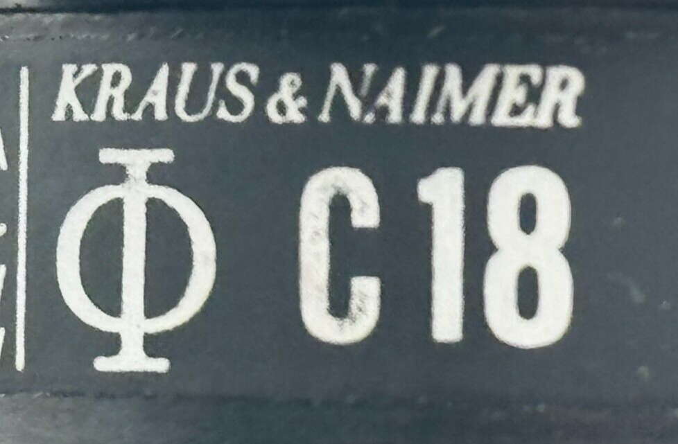 NEW Kraus & Naimer C18 Rotary Switch