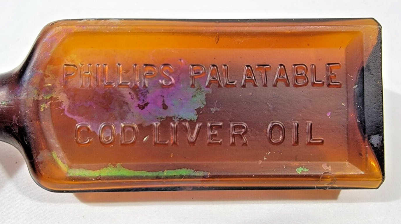 Antique Phillips Palatable Cod Liver Oil