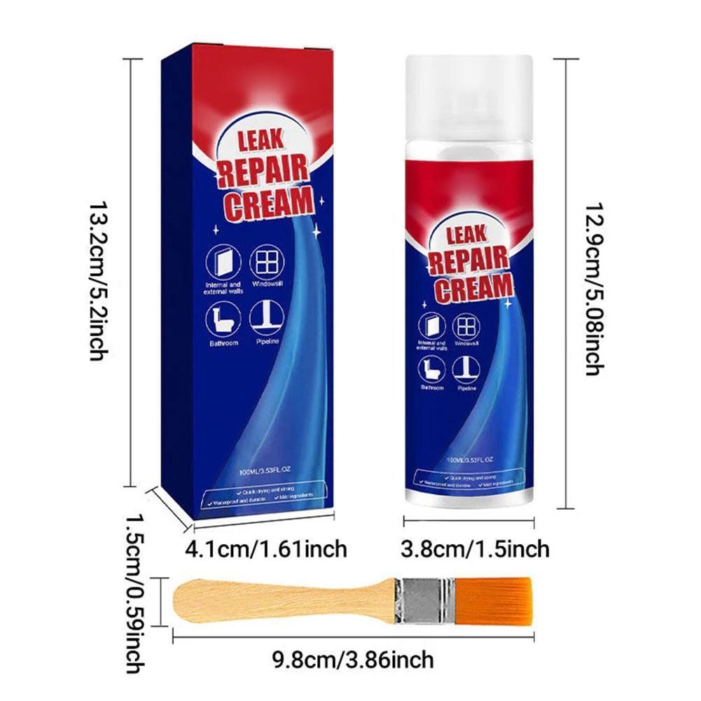 Leak Repair Waterproof Sealant Spray with Brush 100ml UK V1Q8