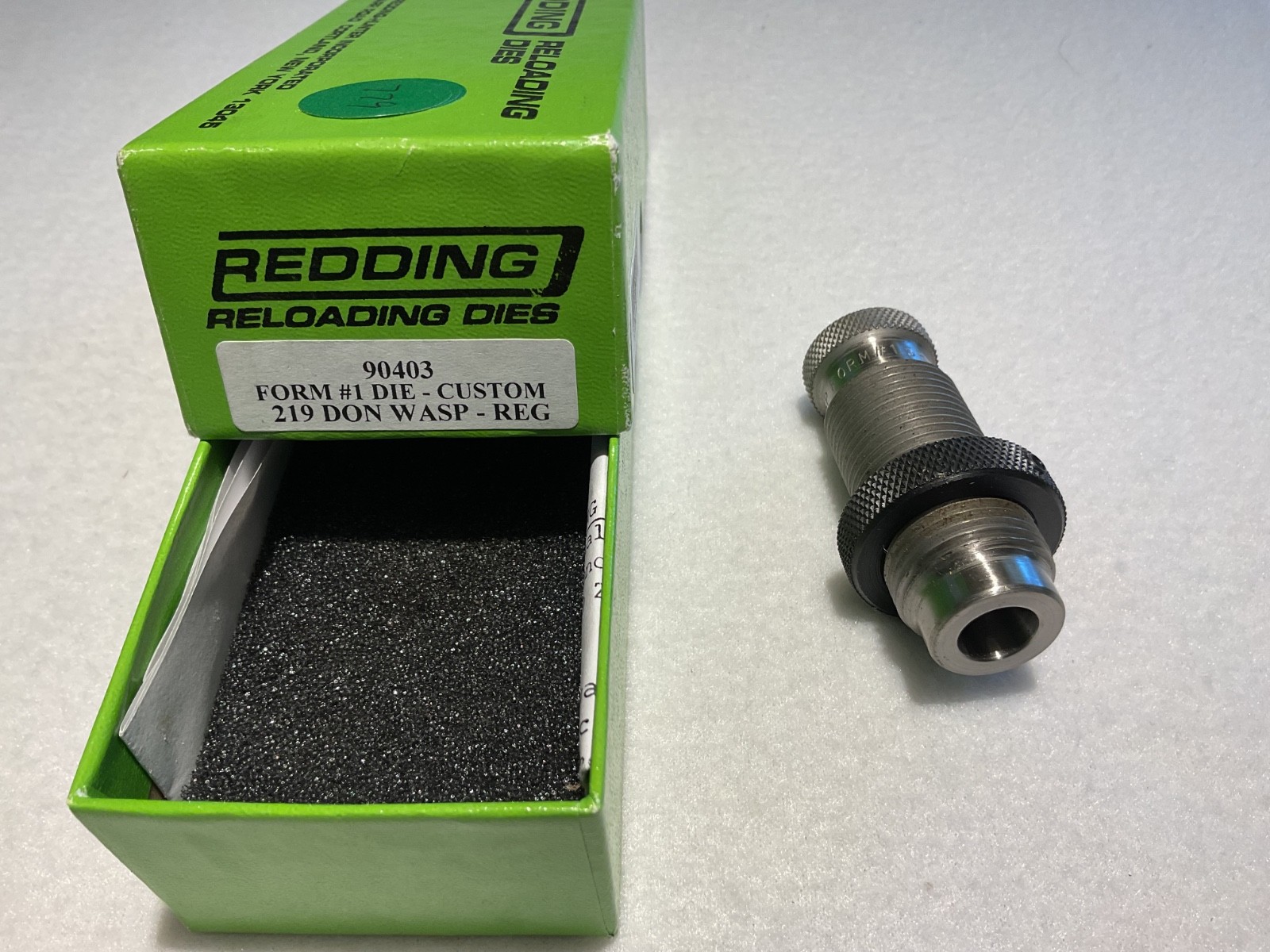 Redding Reloading Die 90403 Form 1 Die Custom 219 Don Wasp Reg