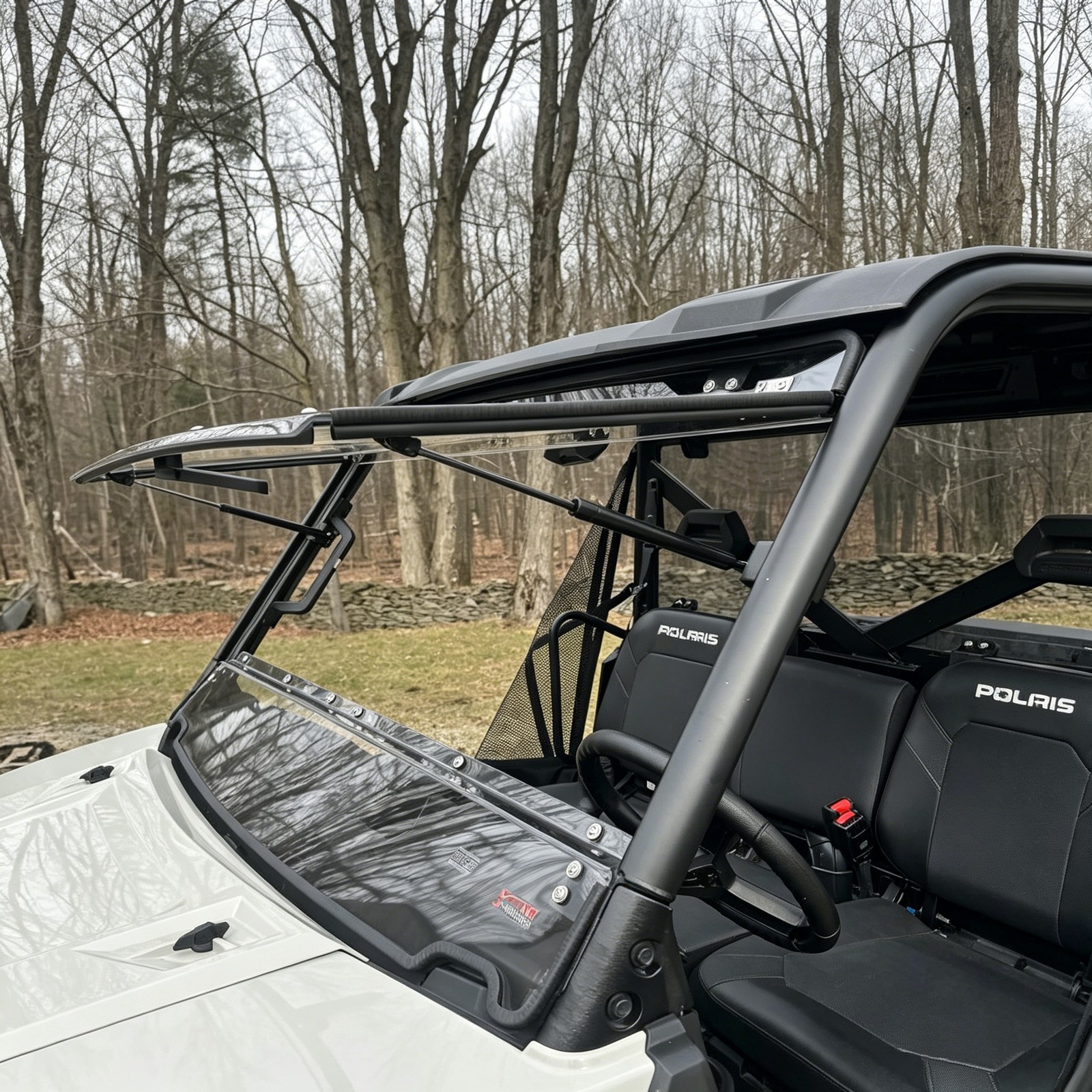Front Flip Windshield Window For Polaris Ranger XP 1000/ Crew XP 1000 2017-2026