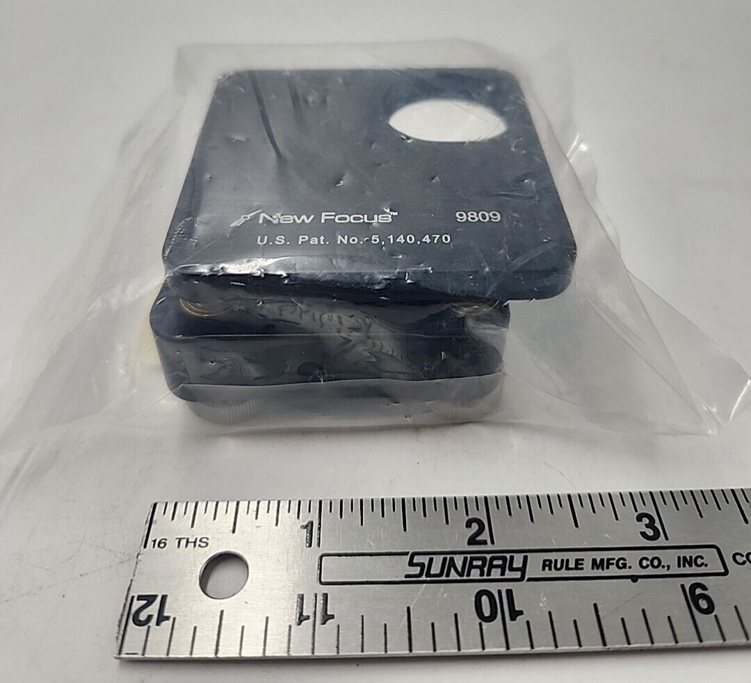 Newport New Focus 9809 Corner Optical/Mirror/Lens Mount w/ Adj Knobs
