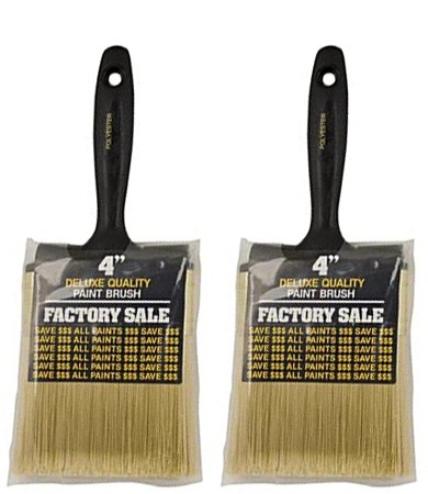 Wooster Genuine 4" Factory Sale Paintbrush 2-Pack, P3974-4-2PK