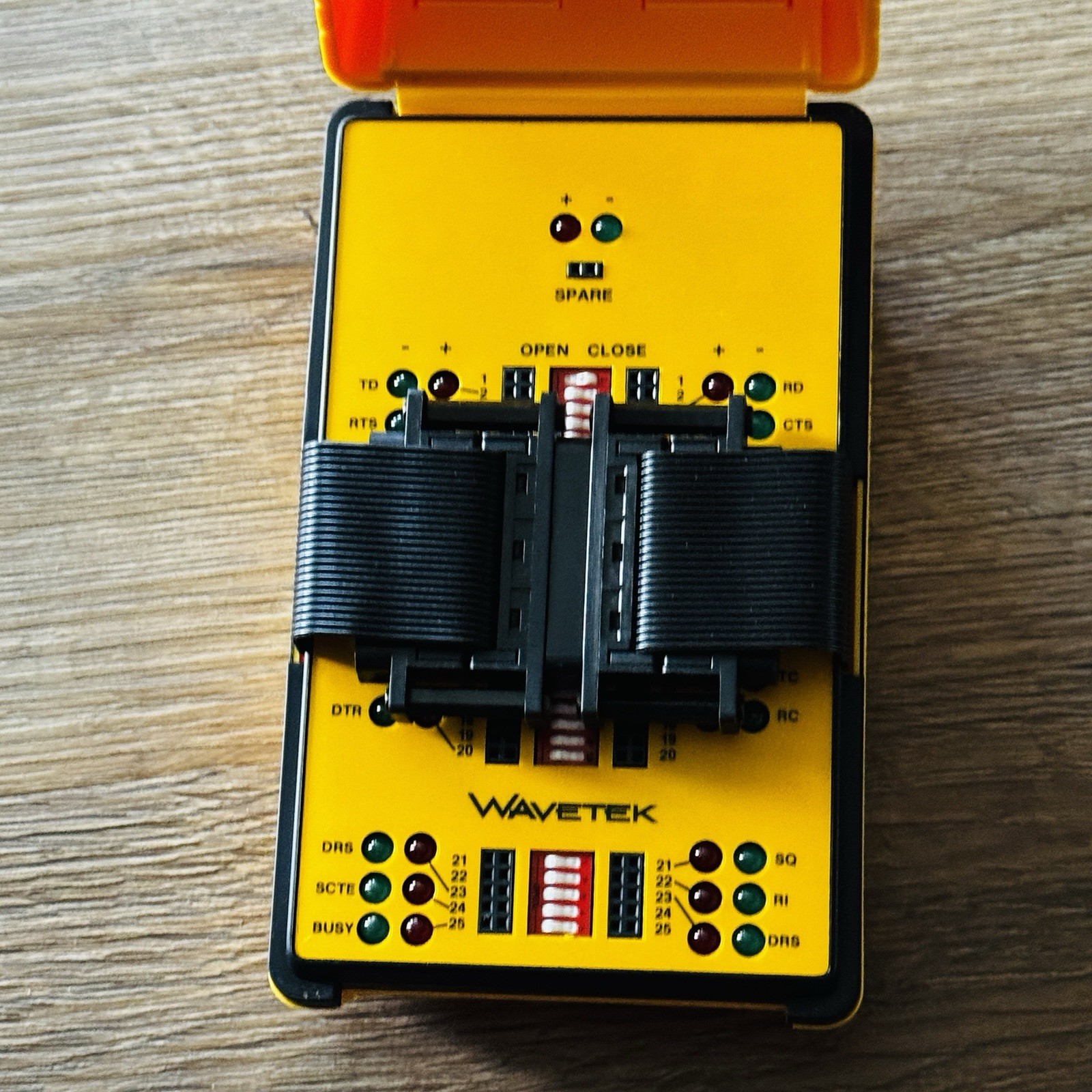 Wavetek Model 725 Breakout Box RS232 Untested Four State Line Powered W Manual