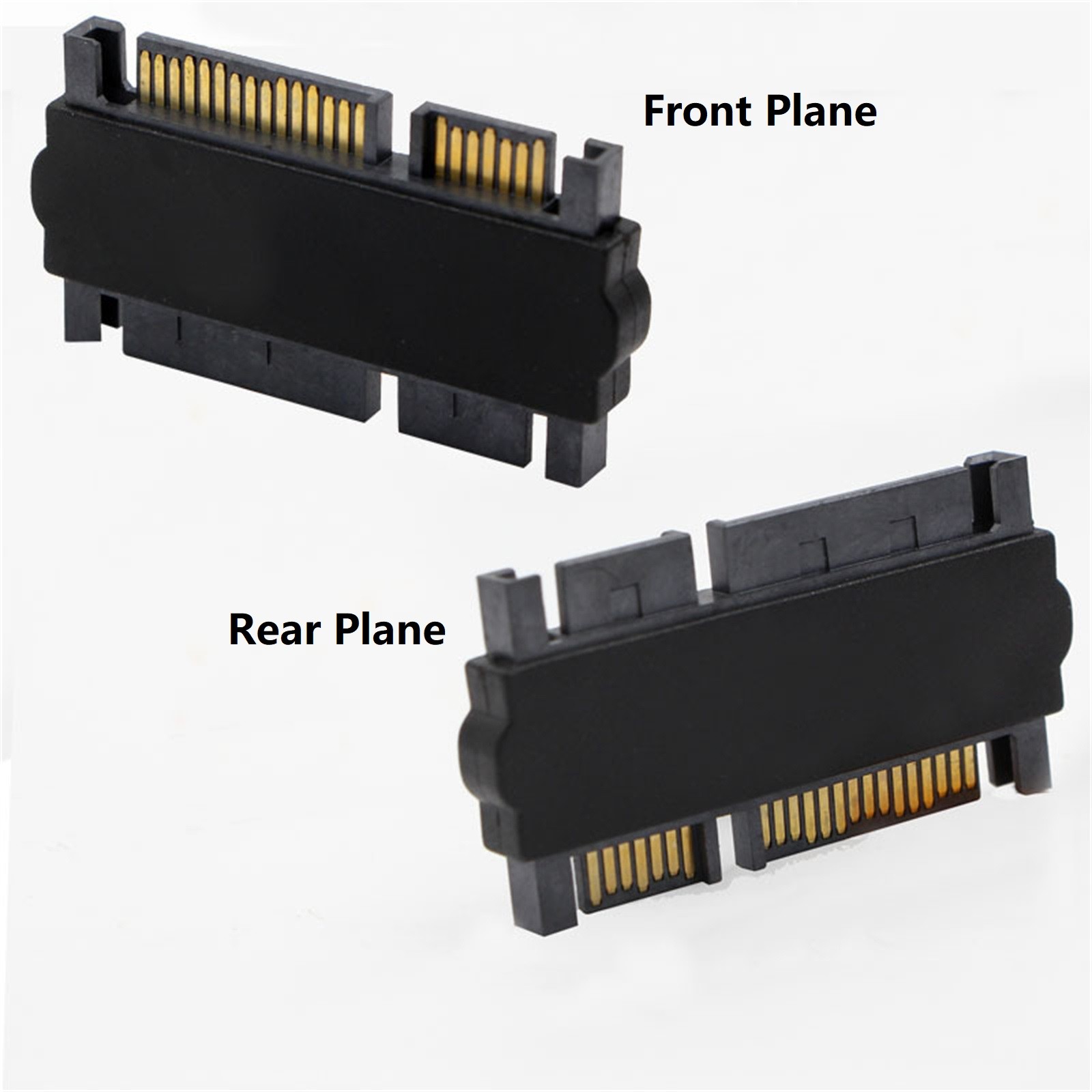SATA 22Pin Male to SATA 22Pin Male Extension Convertor Straight Adapter Card