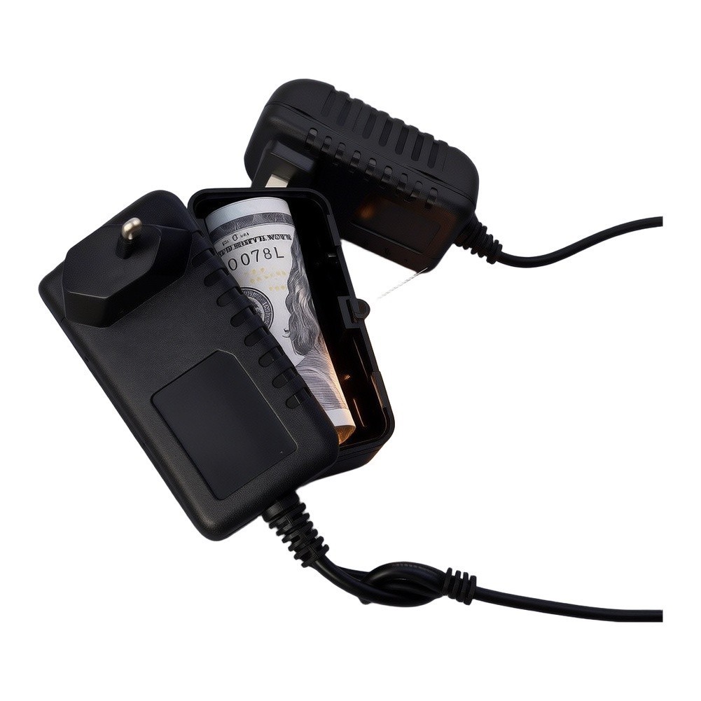 Two Pack Concealed Charger Storage Boxes 8..6x3.1in Each for Reliable Use