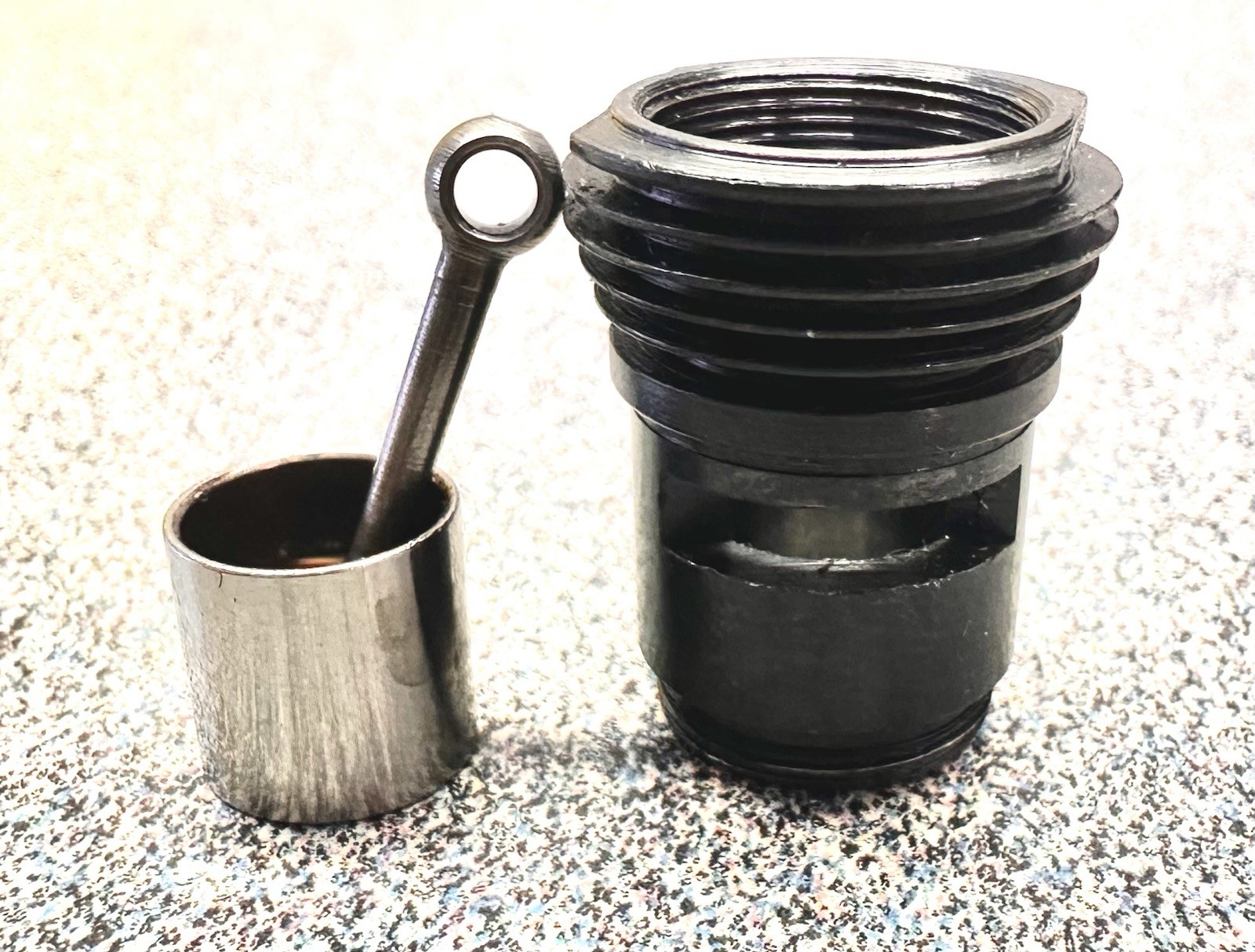 New Original Cox .049 #1 Cylinder & Piston 2 Large Intake Ports W/ SPI