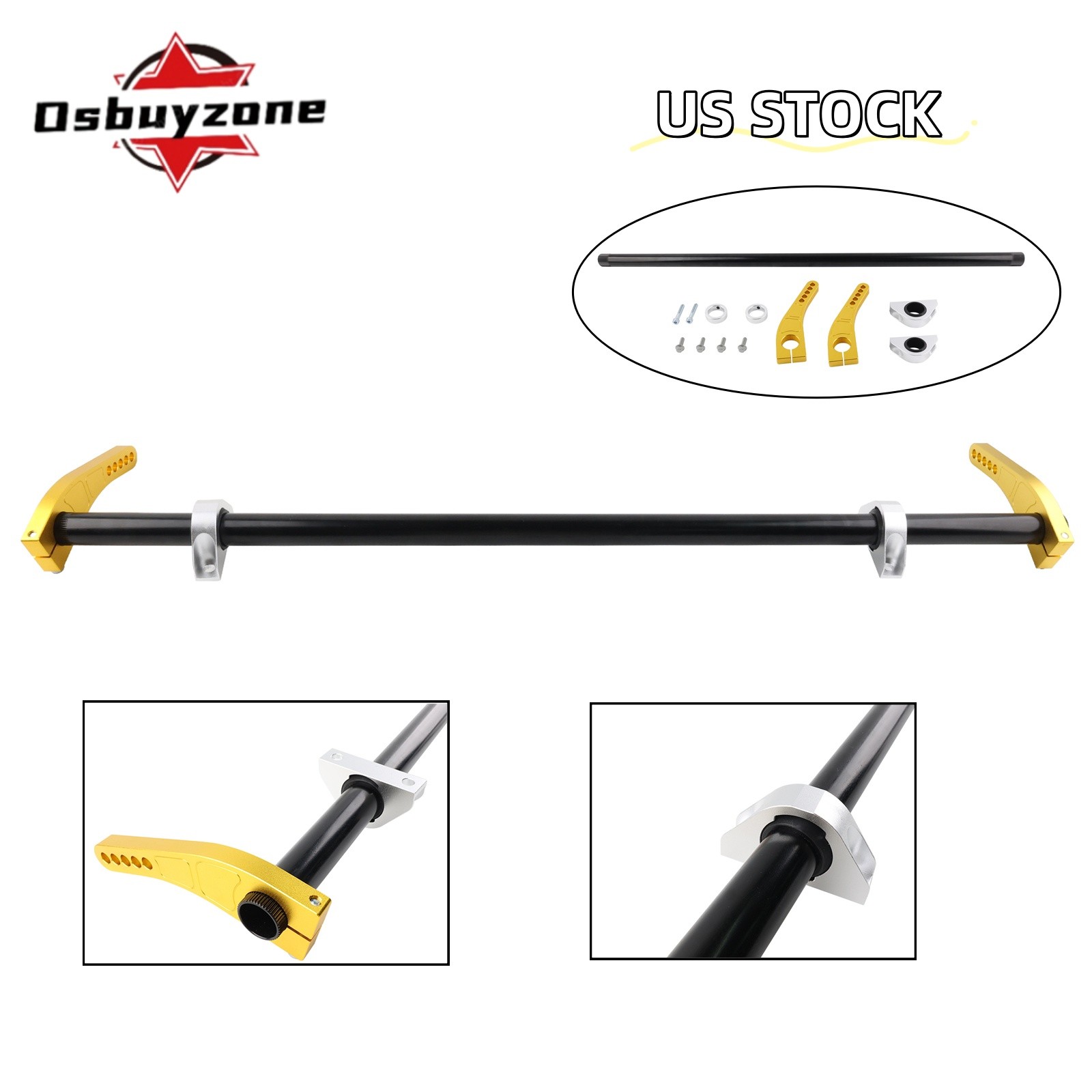 Billet 32mm Hollow 0.095" Rear Swaybar for 92-95 Civic EG & 94-01 Integra DC New