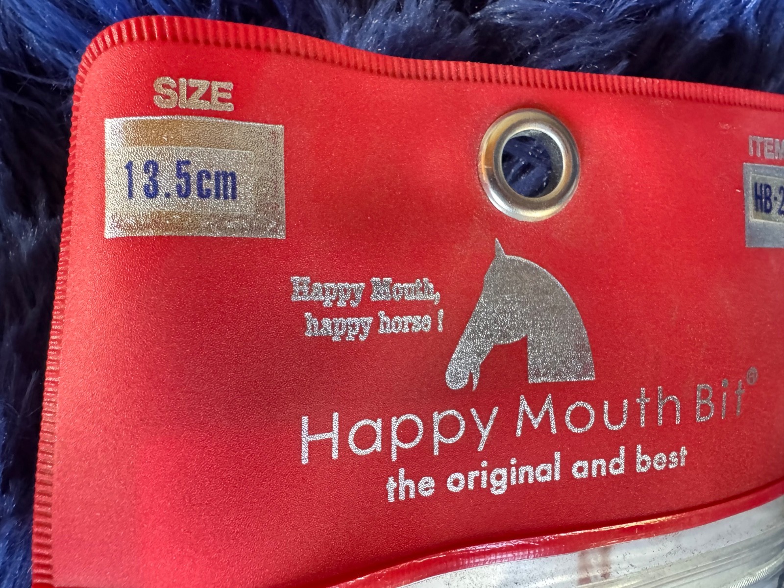 happy mouth apple flavor egg butt snaffle