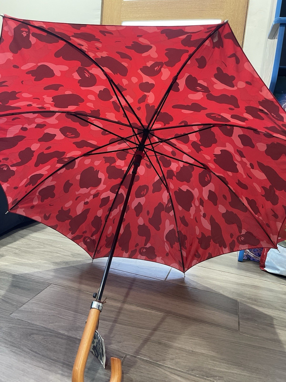 A Bathing Ape Umbrella  Red Camo- Authentic