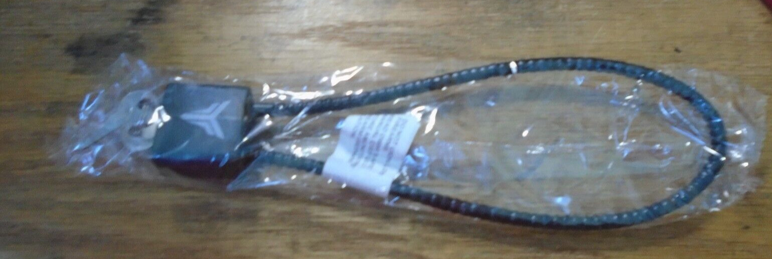 Unbranded Black Cable Gun Lock & 2 Keys 30mm NIP