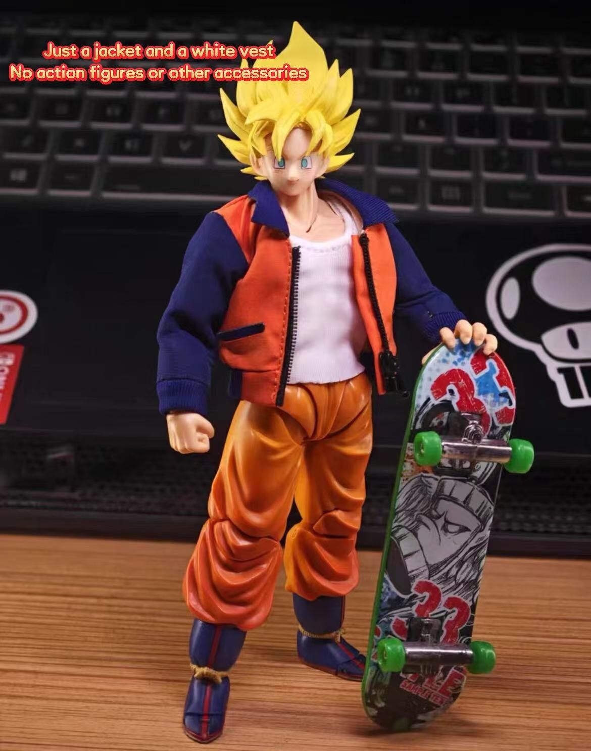 custom 1/12 shf full power goku Jacket Set（No Figure）