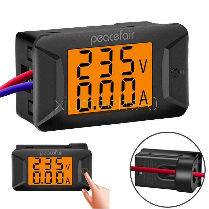 AC40-400V 100A Digital Voltage Ampere Panel Meter 110V 220V Ammeter Voltmeter