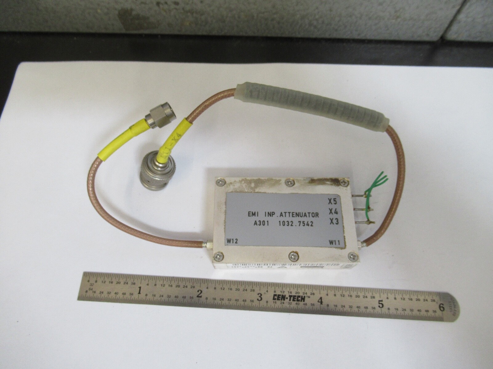 ROHDE SCHWARZ EMI INPUT ATTENUATOR 1032.7542 ESMI AS PICTURED &B9-A-04