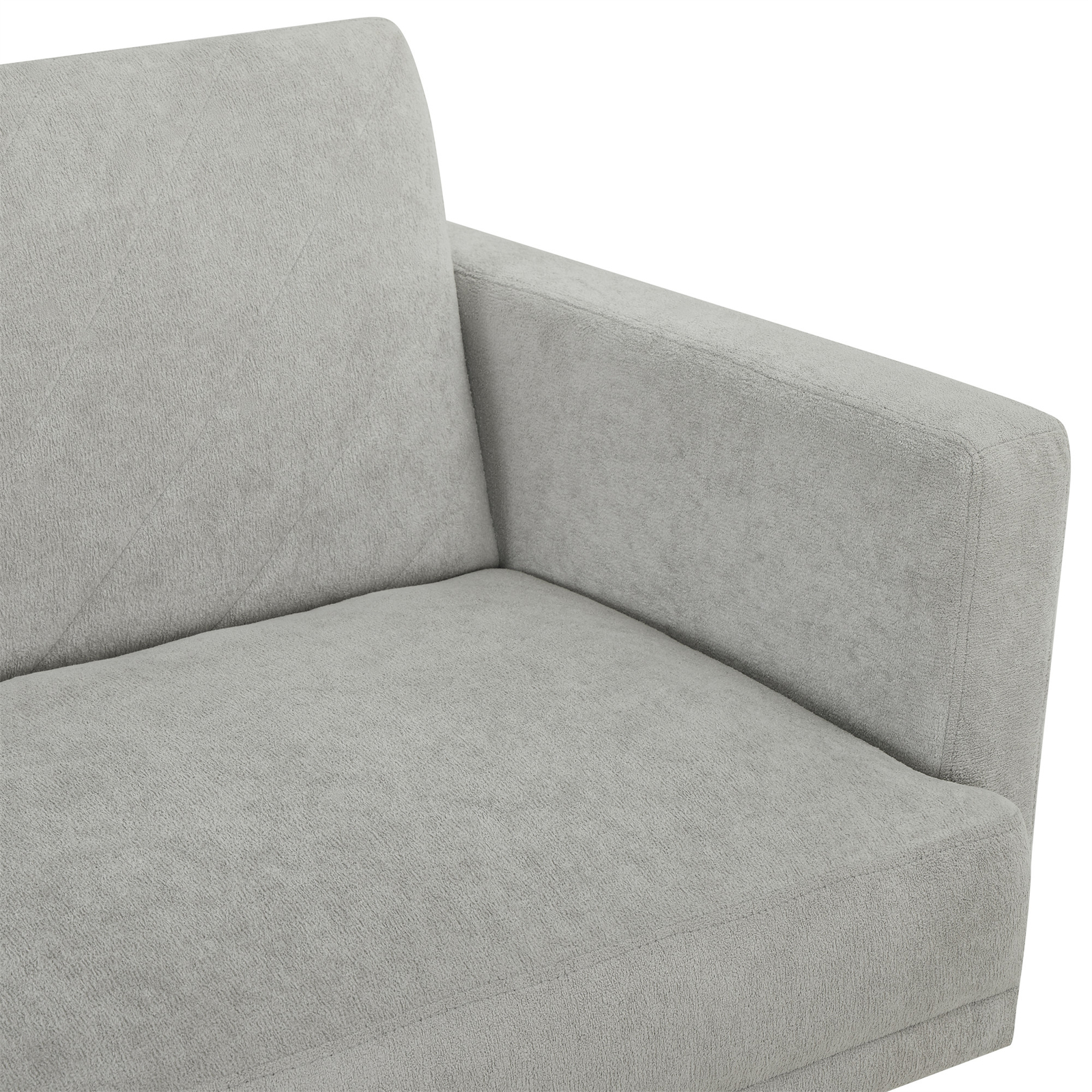 Multi-Functional Futon Sofa Single Bed Sleeper Convertible Couch Foldable Modern