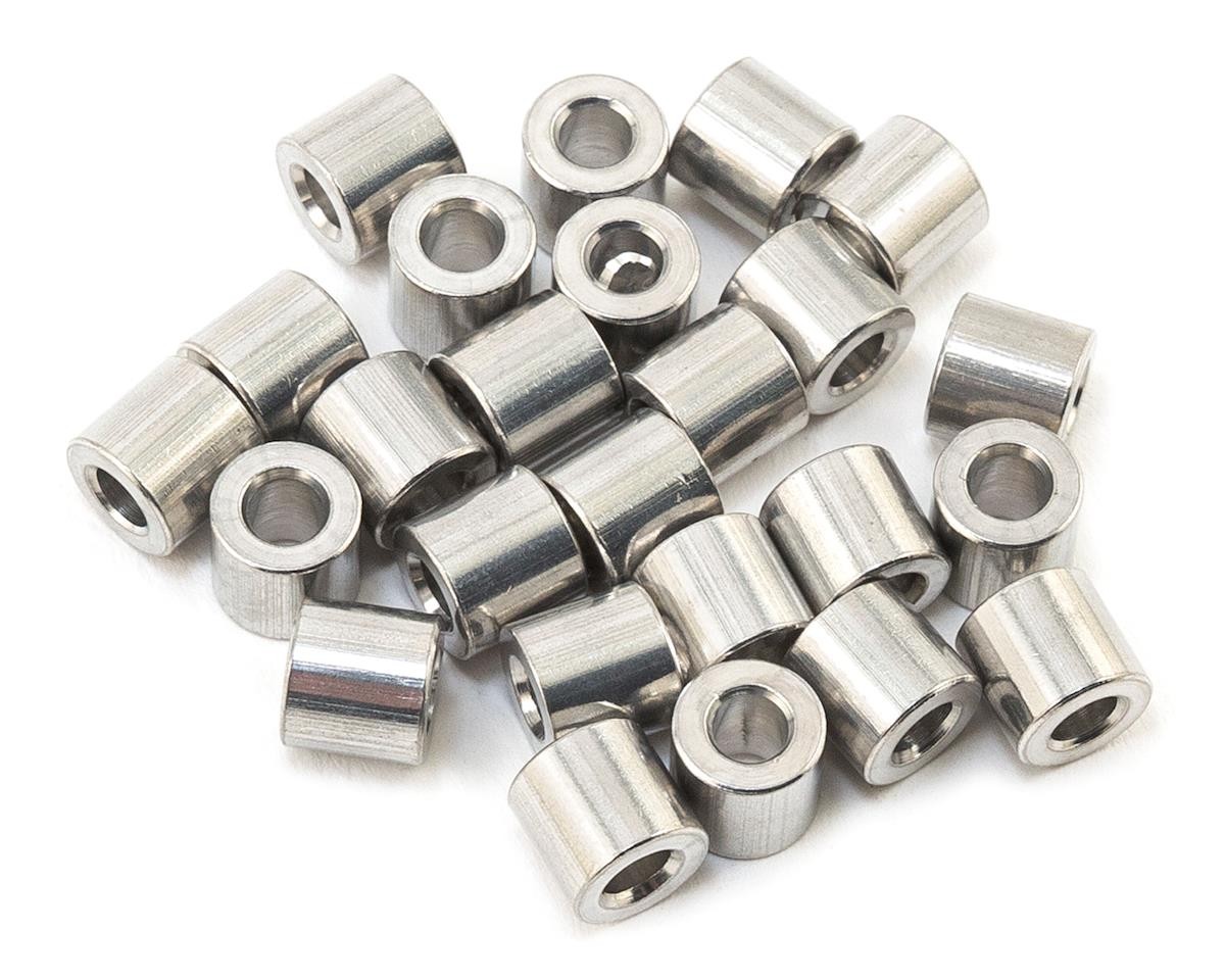 Team KNK 3x6mm Aluminum Spacers (25) [KNK3X6ALSP]