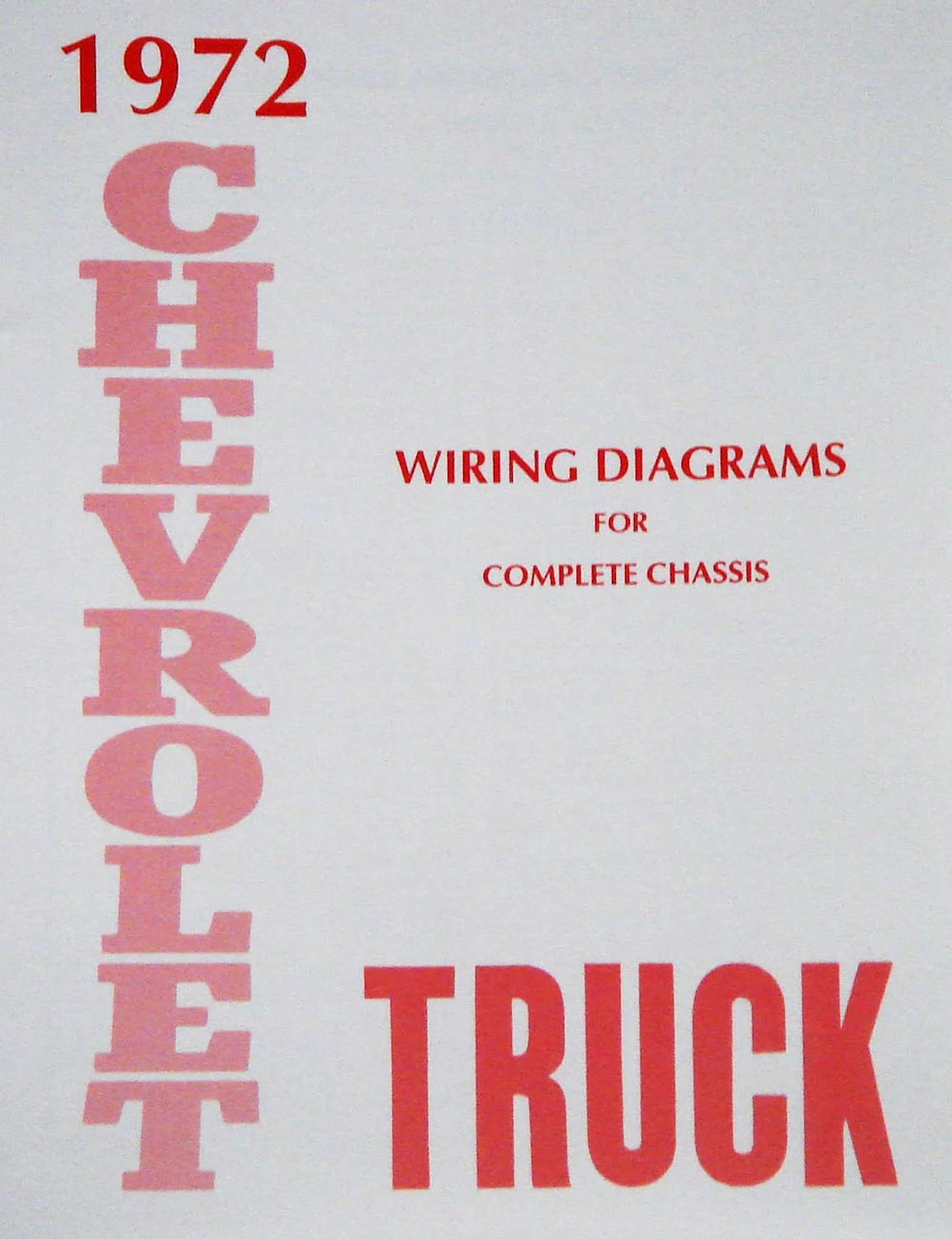 JEGS Wiring Diagram Manual for 1972 Chevrolet Truck