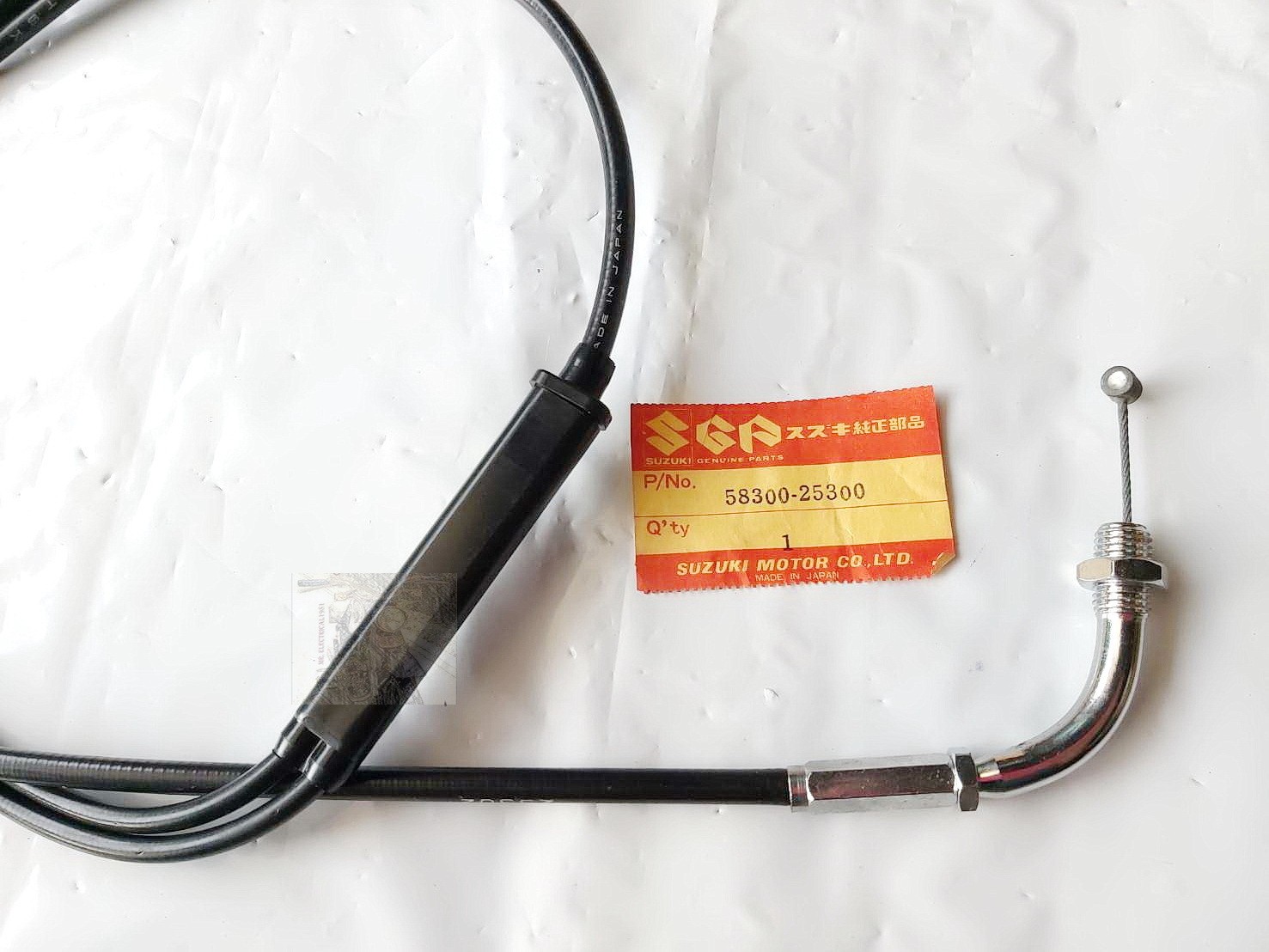 Suzuki TS100 TC100 K/L/M/A/B (1973-1977) Dual Throttle Cable Nos