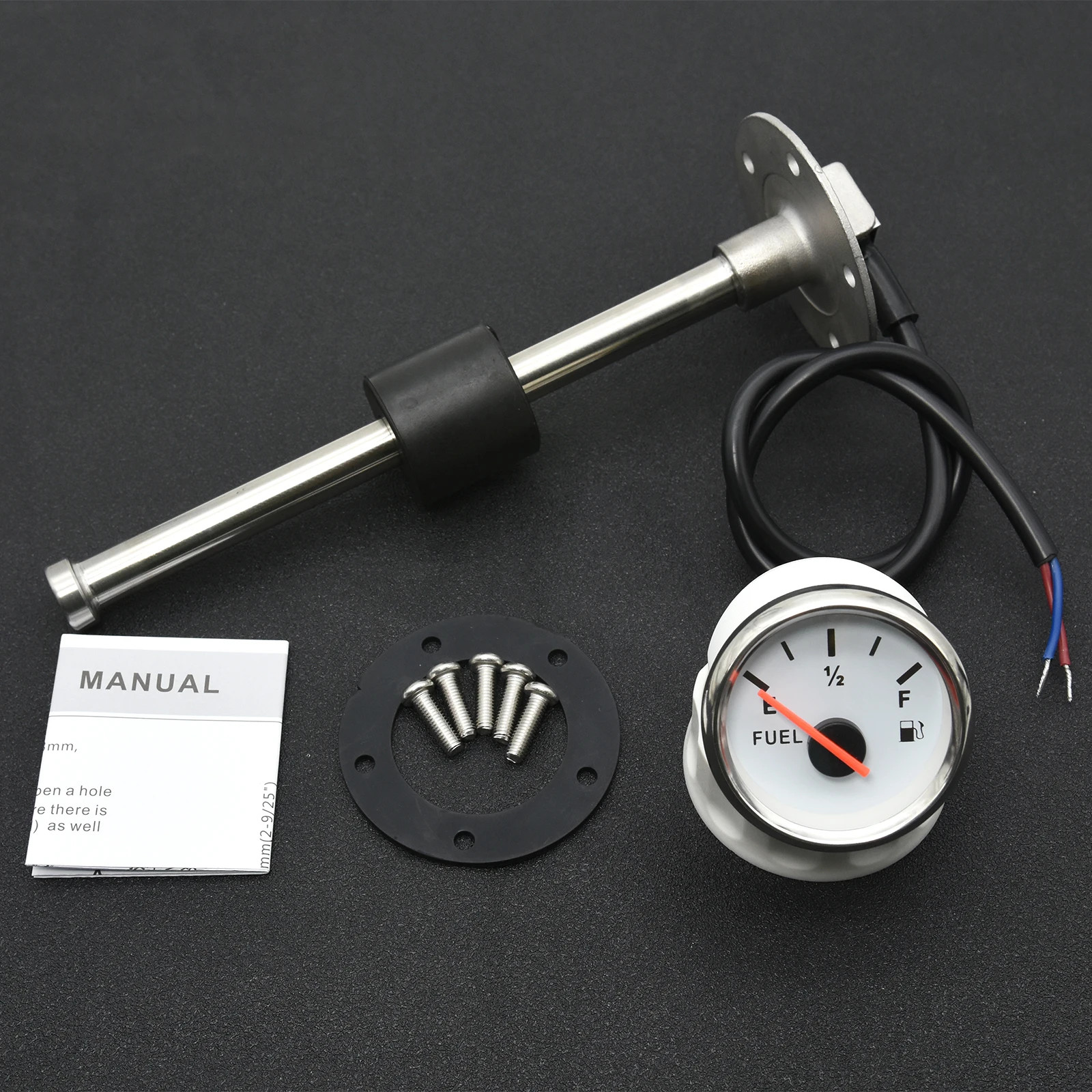 100-500mm Stainless Steel Marine Fuel Level Gauge Sensor Fit Boat Car Fuel Level