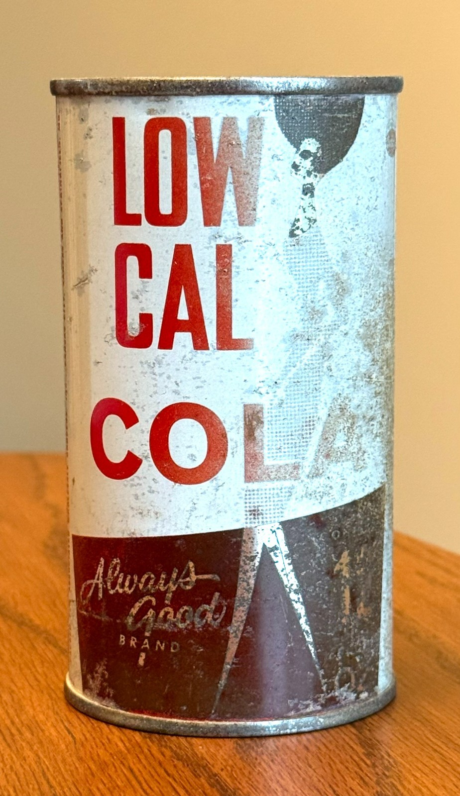 *One of a Kind* Always Good Low Cal Cola Pre-Zip Code Flat Top Soda Can-
