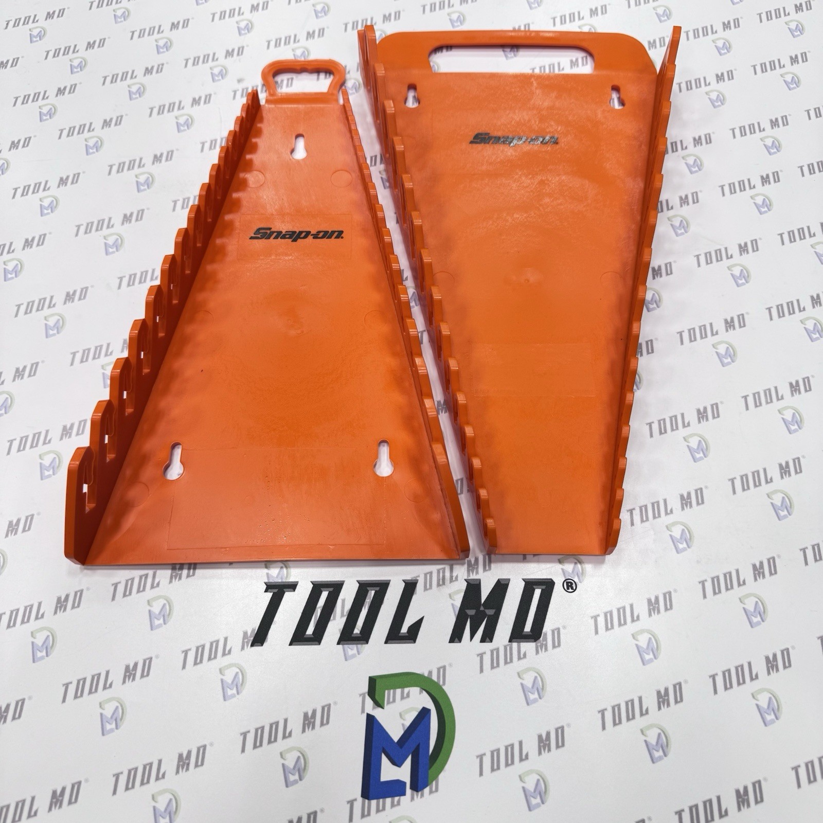 Snap-on Tools USA NEW 2pc ORANGE Wrench Rack Set KA381SG15 KA389SG15