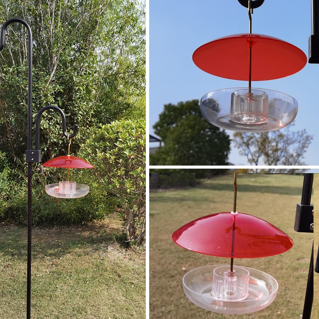 8" Mini Weather Guard for Bird Feeder - Small Protective Dome 1PC/Pack, Red