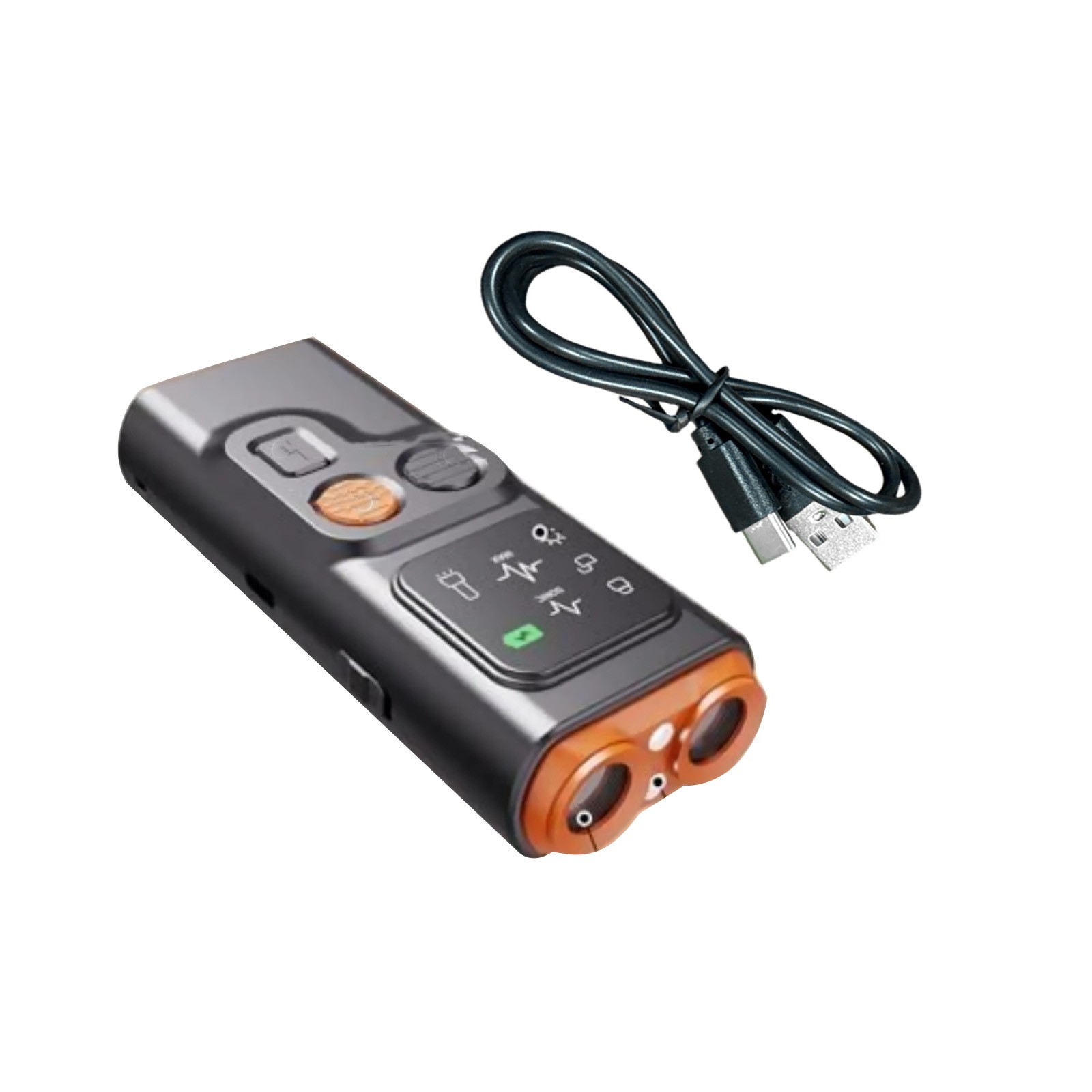 Dog Training Ultrasonic Device with Bark Control and LED Flashlight Deterrent