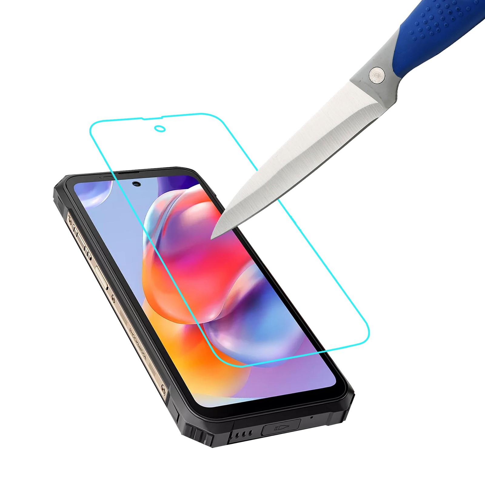 Mr.Shield Screen Protector compatible with Blackview BL9000 Pro / clear