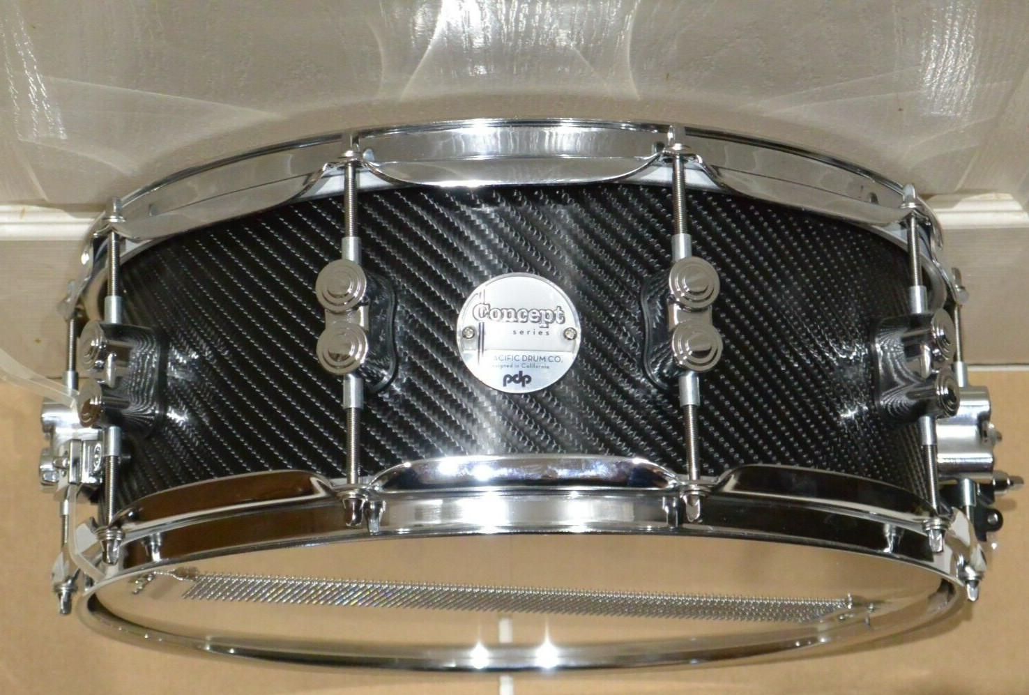 PDP by DW 14" CONCEPT MAPLE 10-PLY SNARE DRUM in CARBON FIBER for YOUR SET! J132
